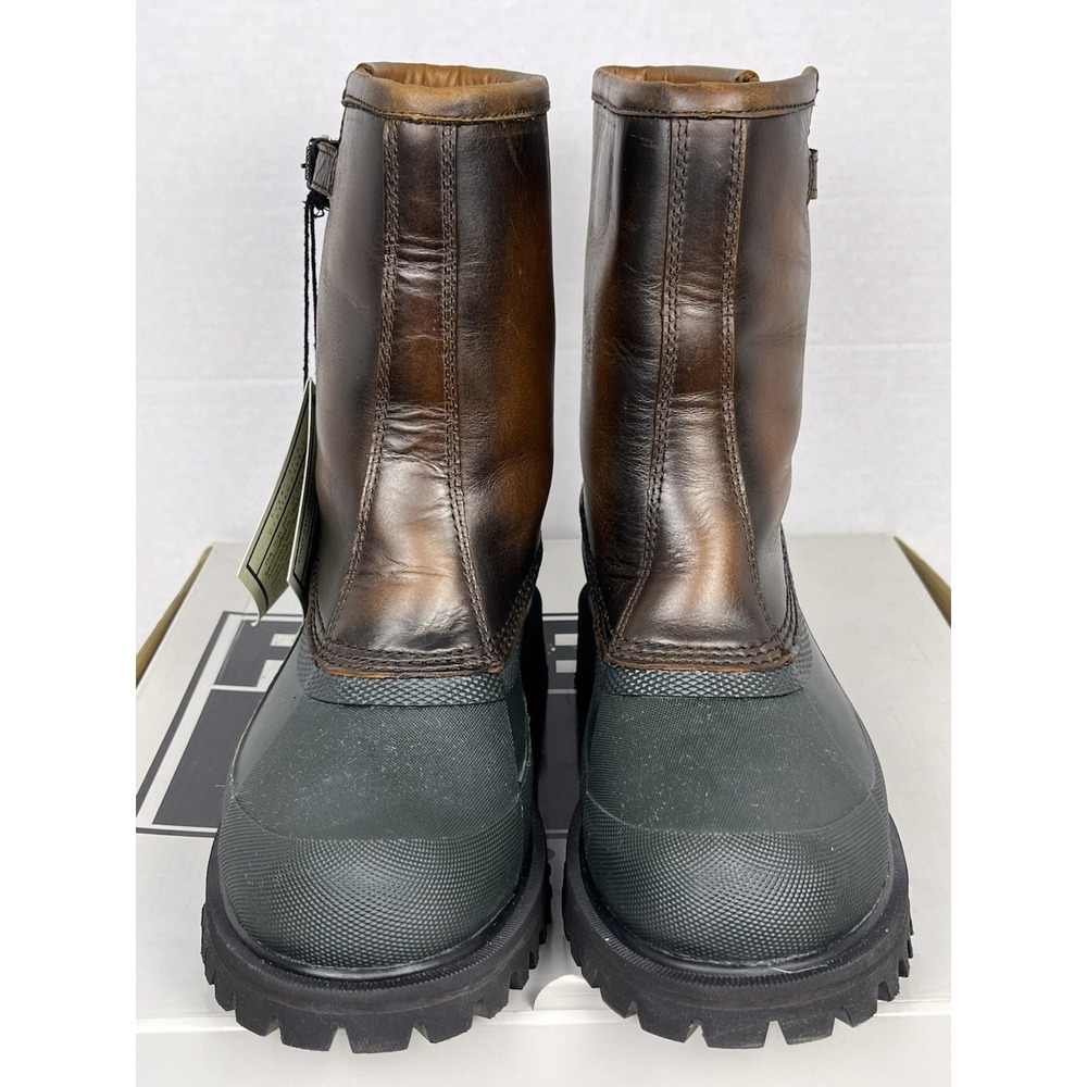 Frye Alaska Pull On Boots Men 7 Forest Multi Leather Rubber Duck Lug Waterproof - Picture 6 of 11
